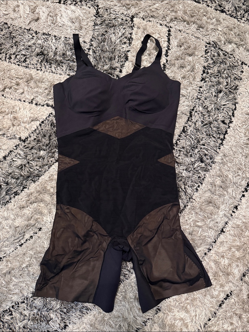 Honey love mid thigh body suit